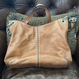 Michael Kors studded leather bag